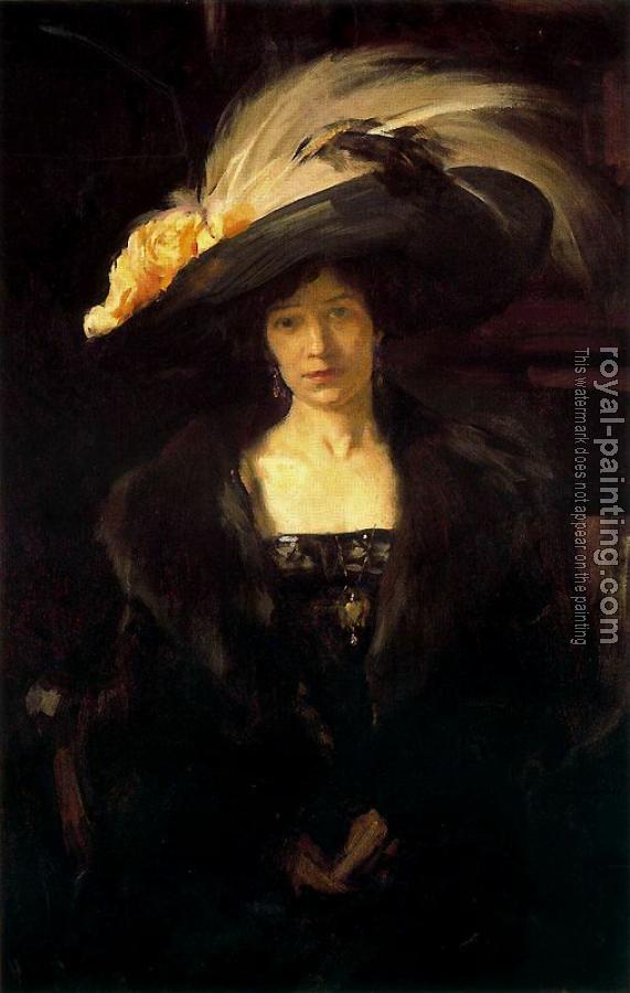 Joaquin Sorolla Y Bastida : Clotilde with hat